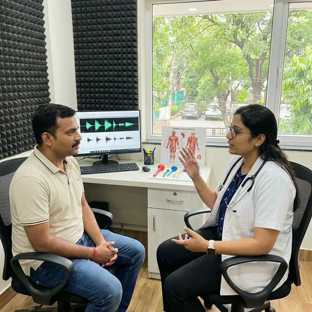 Adult Speech Therapy Session