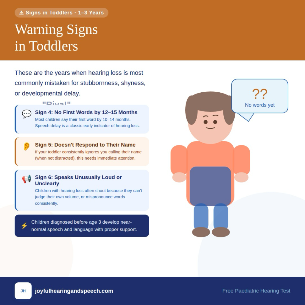 Warning Signs in Toddlers - 1 to 3 Years