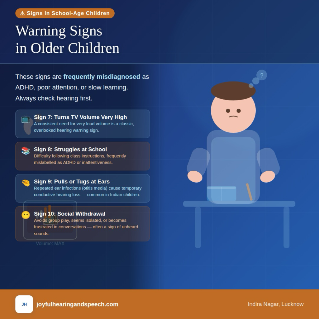 Warning Signs in School-Age Older Children