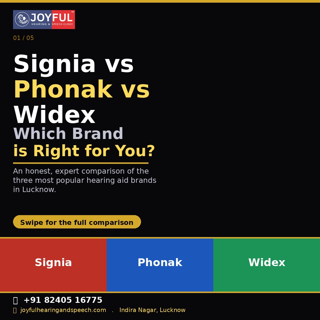 Signia vs Phonak vs Widex: Which Hearing Aid Brand is Right for You?
