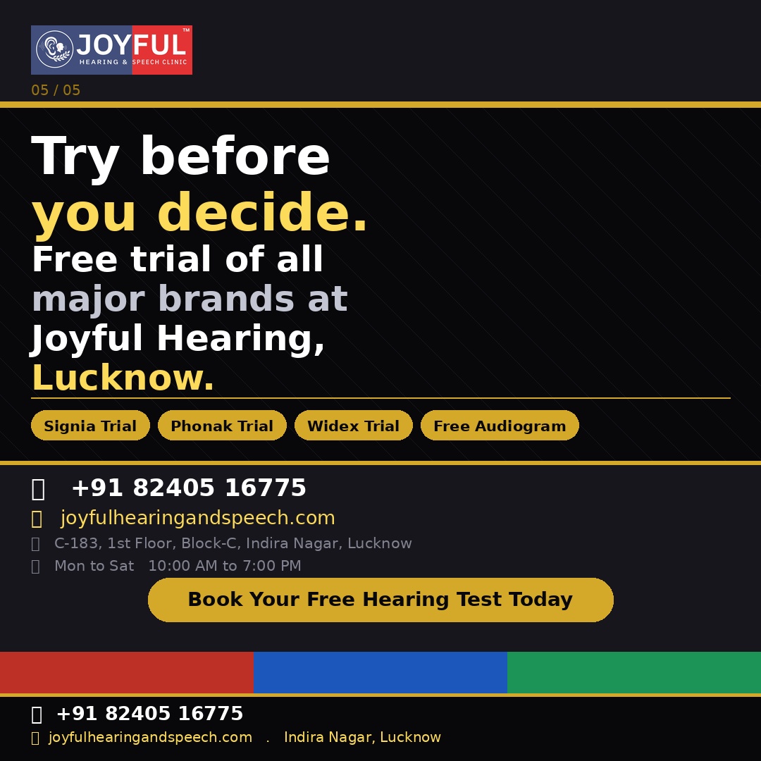 Brand Trial at Joyful Hearing