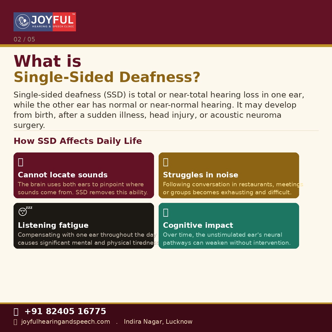 Understanding Single-Sided Deafness